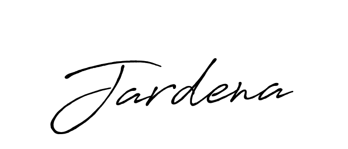 The best way (Antro_Vectra_Bolder) to make a short signature is to pick only two or three words in your name. The name Jardena include a total of six letters. For converting this name. Jardena signature style 7 images and pictures png