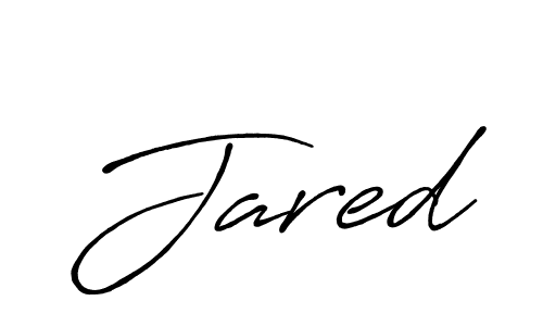 Design your own signature with our free online signature maker. With this signature software, you can create a handwritten (Antro_Vectra_Bolder) signature for name Jared. Jared signature style 7 images and pictures png