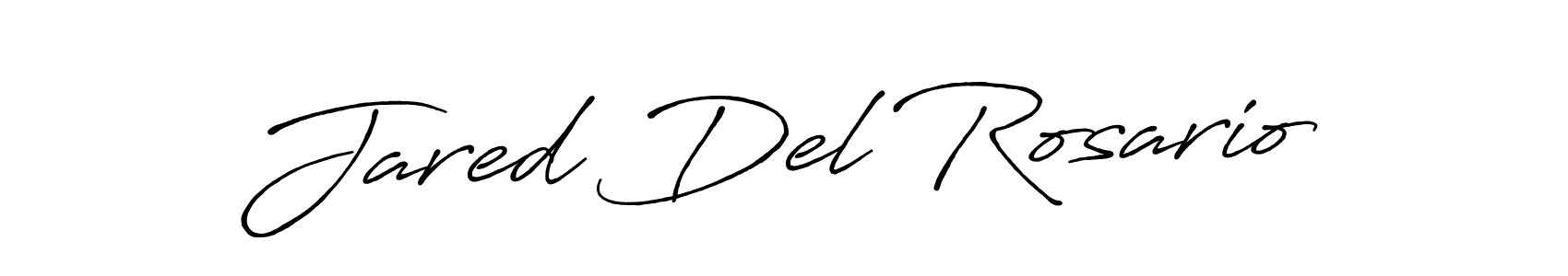 How to make Jared Del Rosario name signature. Use Antro_Vectra_Bolder style for creating short signs online. This is the latest handwritten sign. Jared Del Rosario signature style 7 images and pictures png