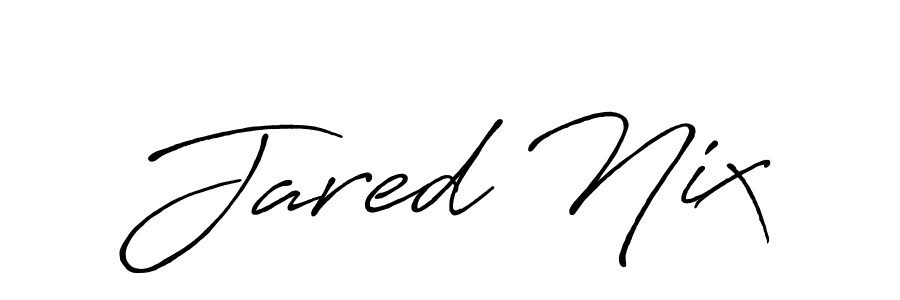 Also You can easily find your signature by using the search form. We will create Jared Nix name handwritten signature images for you free of cost using Antro_Vectra_Bolder sign style. Jared Nix signature style 7 images and pictures png