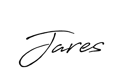 if you are searching for the best signature style for your name Jares. so please give up your signature search. here we have designed multiple signature styles  using Antro_Vectra_Bolder. Jares signature style 7 images and pictures png