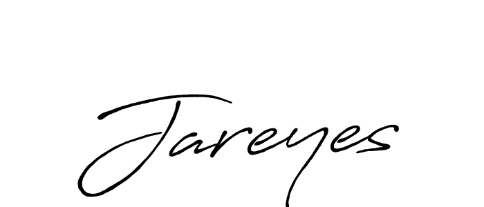 Design your own signature with our free online signature maker. With this signature software, you can create a handwritten (Antro_Vectra_Bolder) signature for name Jareyes. Jareyes signature style 7 images and pictures png