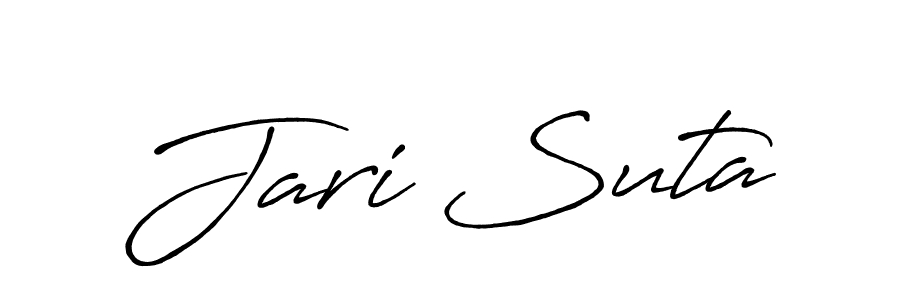 Make a beautiful signature design for name Jari Suta. Use this online signature maker to create a handwritten signature for free. Jari Suta signature style 7 images and pictures png