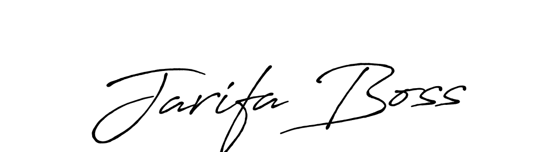 Antro_Vectra_Bolder is a professional signature style that is perfect for those who want to add a touch of class to their signature. It is also a great choice for those who want to make their signature more unique. Get Jarifa Boss name to fancy signature for free. Jarifa Boss signature style 7 images and pictures png