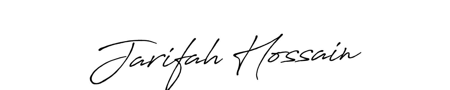 You should practise on your own different ways (Antro_Vectra_Bolder) to write your name (Jarifah Hossain) in signature. don't let someone else do it for you. Jarifah Hossain signature style 7 images and pictures png