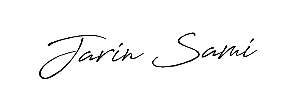 You can use this online signature creator to create a handwritten signature for the name Jarin Sami. This is the best online autograph maker. Jarin Sami signature style 7 images and pictures png