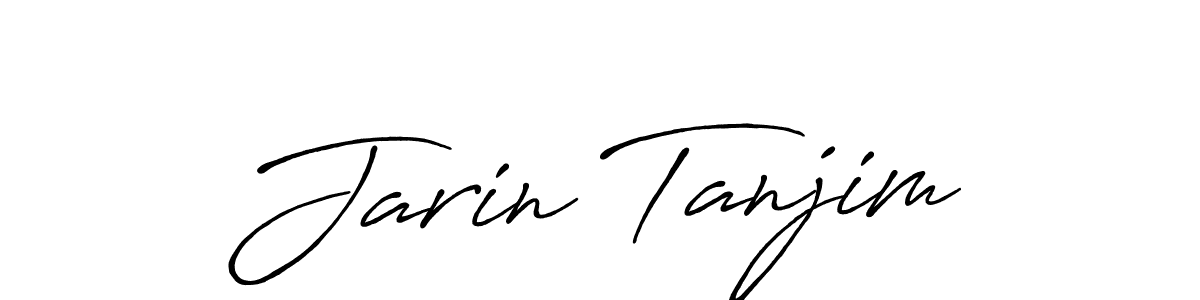 Also You can easily find your signature by using the search form. We will create Jarin Tanjim name handwritten signature images for you free of cost using Antro_Vectra_Bolder sign style. Jarin Tanjim signature style 7 images and pictures png