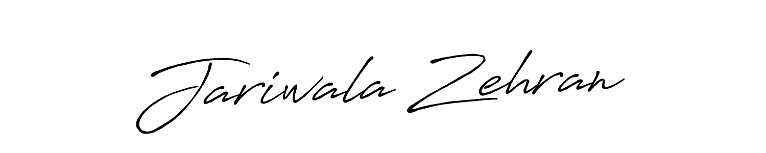 Make a short Jariwala Zehran signature style. Manage your documents anywhere anytime using Antro_Vectra_Bolder. Create and add eSignatures, submit forms, share and send files easily. Jariwala Zehran signature style 7 images and pictures png