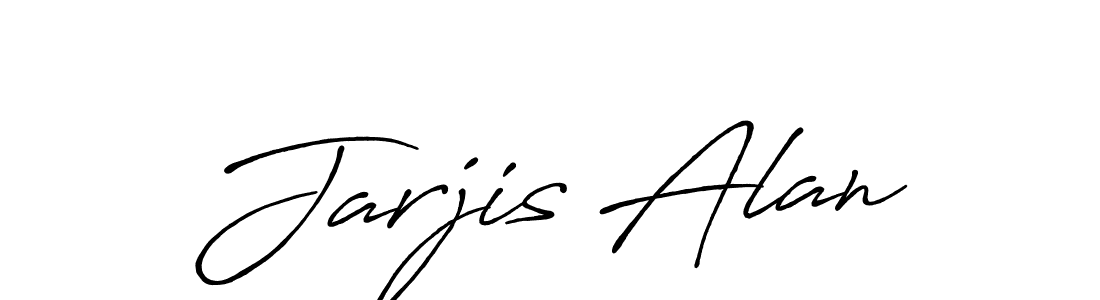 if you are searching for the best signature style for your name Jarjis Alan. so please give up your signature search. here we have designed multiple signature styles  using Antro_Vectra_Bolder. Jarjis Alan signature style 7 images and pictures png