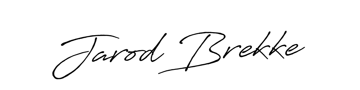 Create a beautiful signature design for name Jarod Brekke. With this signature (Antro_Vectra_Bolder) fonts, you can make a handwritten signature for free. Jarod Brekke signature style 7 images and pictures png