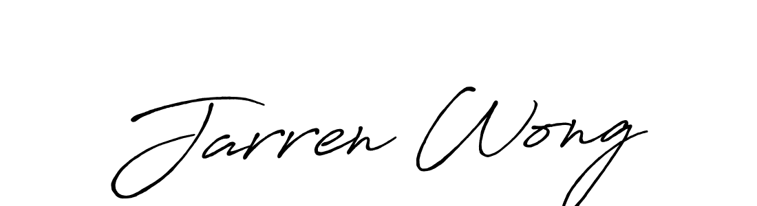 Make a beautiful signature design for name Jarren Wong. Use this online signature maker to create a handwritten signature for free. Jarren Wong signature style 7 images and pictures png