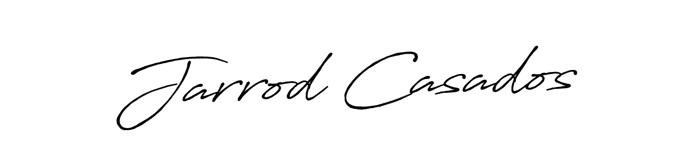 Make a beautiful signature design for name Jarrod Casados. With this signature (Antro_Vectra_Bolder) style, you can create a handwritten signature for free. Jarrod Casados signature style 7 images and pictures png