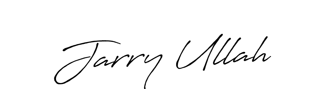 Once you've used our free online signature maker to create your best signature Antro_Vectra_Bolder style, it's time to enjoy all of the benefits that Jarry Ullah name signing documents. Jarry Ullah signature style 7 images and pictures png