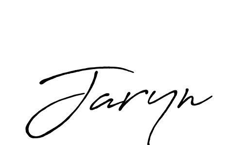 The best way (Antro_Vectra_Bolder) to make a short signature is to pick only two or three words in your name. The name Jaryn include a total of six letters. For converting this name. Jaryn signature style 7 images and pictures png