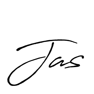 Design your own signature with our free online signature maker. With this signature software, you can create a handwritten (Antro_Vectra_Bolder) signature for name Jas. Jas signature style 7 images and pictures png