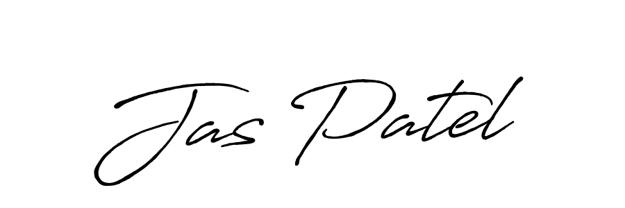 How to make Jas Patel name signature. Use Antro_Vectra_Bolder style for creating short signs online. This is the latest handwritten sign. Jas Patel signature style 7 images and pictures png