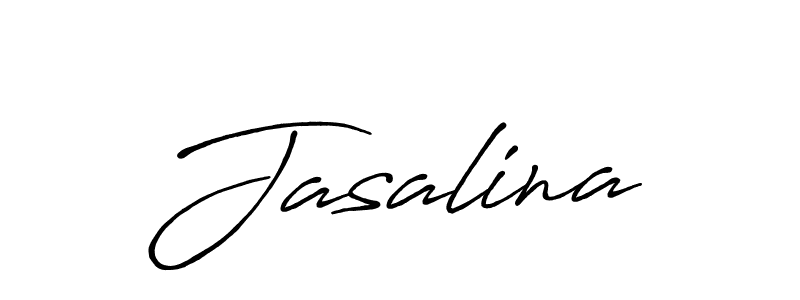 How to make Jasalina name signature. Use Antro_Vectra_Bolder style for creating short signs online. This is the latest handwritten sign. Jasalina signature style 7 images and pictures png