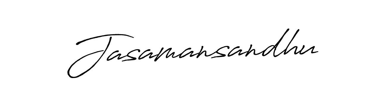 How to make Jasamansandhu name signature. Use Antro_Vectra_Bolder style for creating short signs online. This is the latest handwritten sign. Jasamansandhu signature style 7 images and pictures png