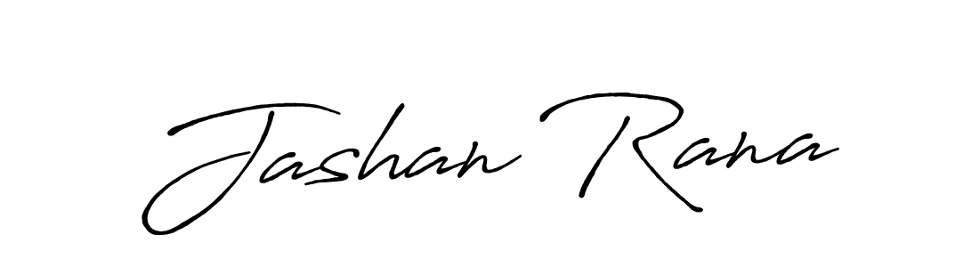 Use a signature maker to create a handwritten signature online. With this signature software, you can design (Antro_Vectra_Bolder) your own signature for name Jashan Rana. Jashan Rana signature style 7 images and pictures png