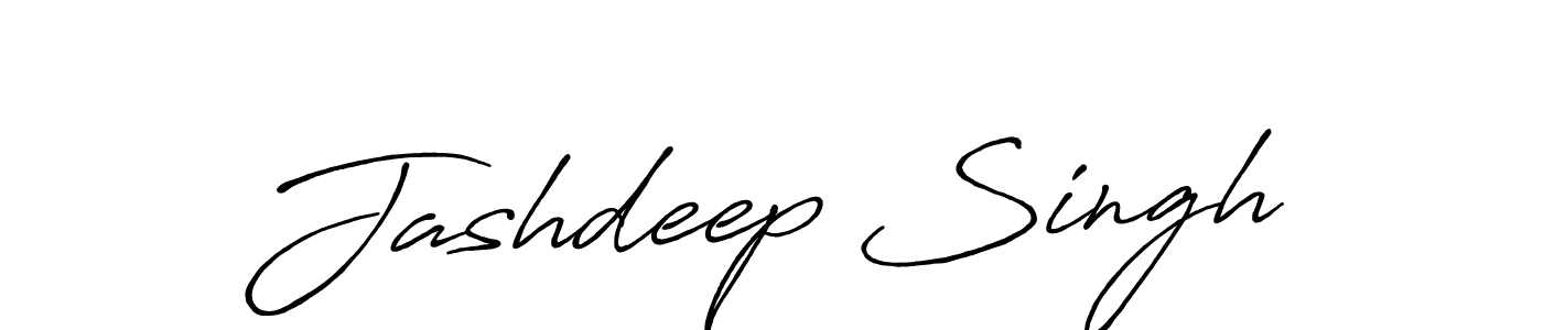 Make a beautiful signature design for name Jashdeep Singh. With this signature (Antro_Vectra_Bolder) style, you can create a handwritten signature for free. Jashdeep Singh signature style 7 images and pictures png