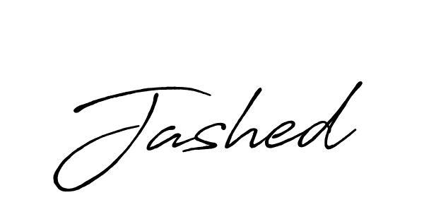 Jashed stylish signature style. Best Handwritten Sign (Antro_Vectra_Bolder) for my name. Handwritten Signature Collection Ideas for my name Jashed. Jashed signature style 7 images and pictures png