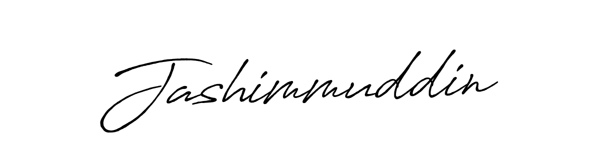 Make a beautiful signature design for name Jashimmuddin. With this signature (Antro_Vectra_Bolder) style, you can create a handwritten signature for free. Jashimmuddin signature style 7 images and pictures png