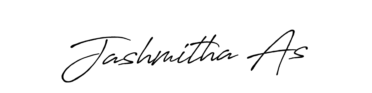 Also we have Jashmitha As name is the best signature style. Create professional handwritten signature collection using Antro_Vectra_Bolder autograph style. Jashmitha As signature style 7 images and pictures png