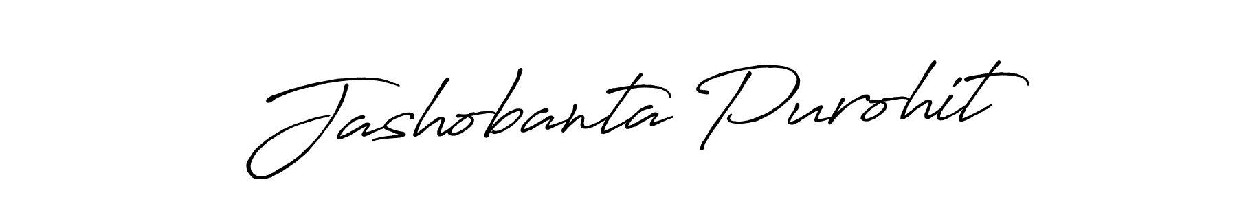 Create a beautiful signature design for name Jashobanta Purohit. With this signature (Antro_Vectra_Bolder) fonts, you can make a handwritten signature for free. Jashobanta Purohit signature style 7 images and pictures png