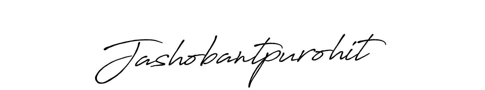 Use a signature maker to create a handwritten signature online. With this signature software, you can design (Antro_Vectra_Bolder) your own signature for name Jashobantpurohit. Jashobantpurohit signature style 7 images and pictures png