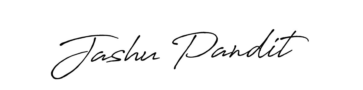 You should practise on your own different ways (Antro_Vectra_Bolder) to write your name (Jashu Pandit) in signature. don't let someone else do it for you. Jashu Pandit signature style 7 images and pictures png