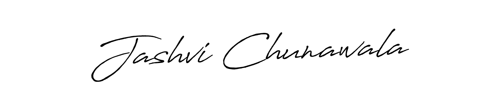 How to Draw Jashvi Chunawala signature style? Antro_Vectra_Bolder is a latest design signature styles for name Jashvi Chunawala. Jashvi Chunawala signature style 7 images and pictures png