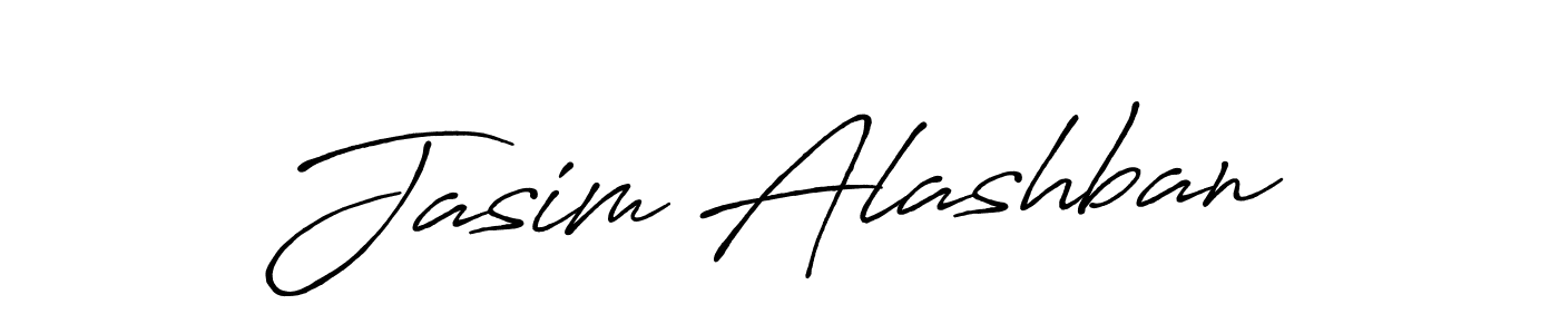 Jasim Alashban stylish signature style. Best Handwritten Sign (Antro_Vectra_Bolder) for my name. Handwritten Signature Collection Ideas for my name Jasim Alashban. Jasim Alashban signature style 7 images and pictures png