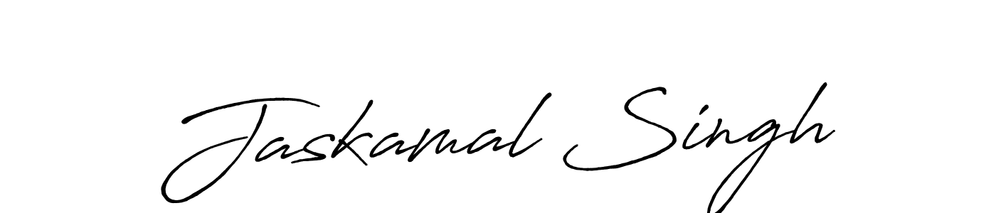Jaskamal Singh stylish signature style. Best Handwritten Sign (Antro_Vectra_Bolder) for my name. Handwritten Signature Collection Ideas for my name Jaskamal Singh. Jaskamal Singh signature style 7 images and pictures png