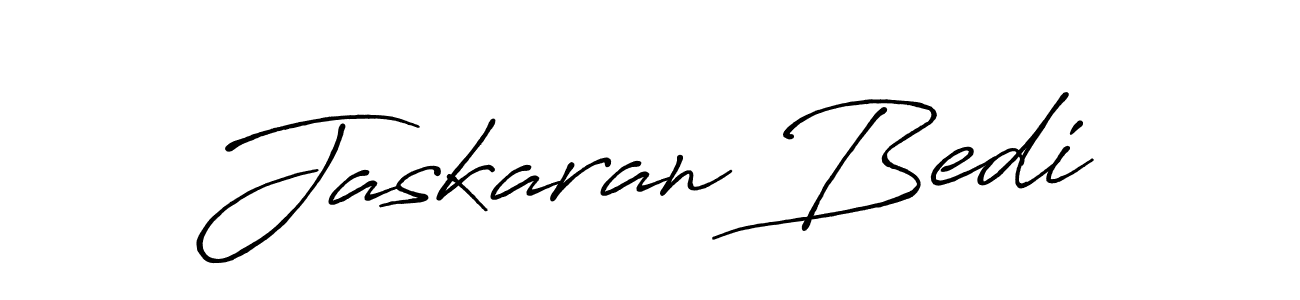 Also we have Jaskaran Bedi name is the best signature style. Create professional handwritten signature collection using Antro_Vectra_Bolder autograph style. Jaskaran Bedi signature style 7 images and pictures png