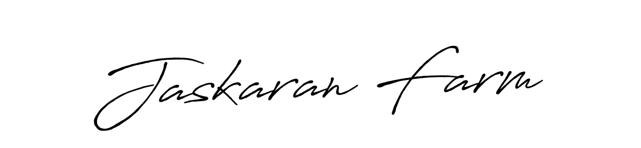 How to make Jaskaran Farm signature? Antro_Vectra_Bolder is a professional autograph style. Create handwritten signature for Jaskaran Farm name. Jaskaran Farm signature style 7 images and pictures png