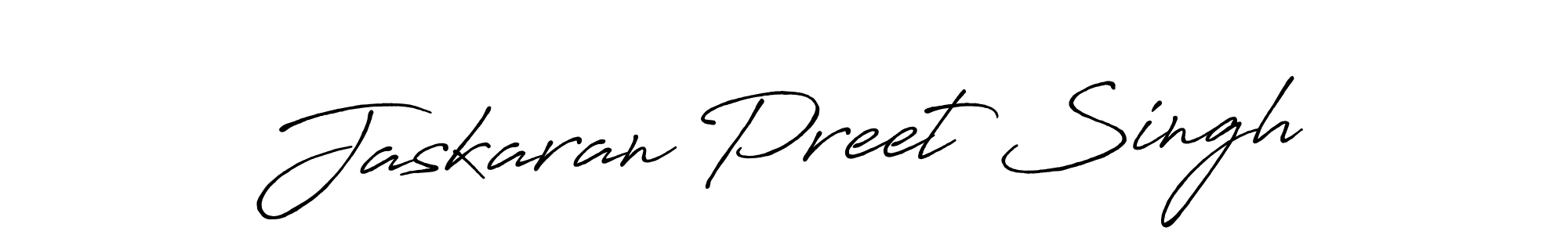 Jaskaran Preet Singh stylish signature style. Best Handwritten Sign (Antro_Vectra_Bolder) for my name. Handwritten Signature Collection Ideas for my name Jaskaran Preet Singh. Jaskaran Preet Singh signature style 7 images and pictures png