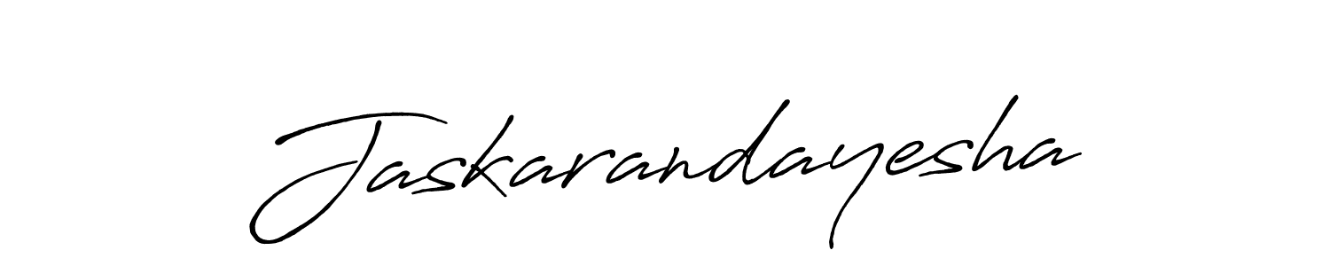How to make Jaskarandayesha signature? Antro_Vectra_Bolder is a professional autograph style. Create handwritten signature for Jaskarandayesha name. Jaskarandayesha signature style 7 images and pictures png
