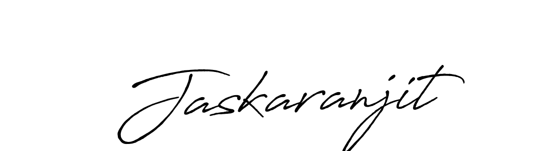 Use a signature maker to create a handwritten signature online. With this signature software, you can design (Antro_Vectra_Bolder) your own signature for name Jaskaranjit. Jaskaranjit signature style 7 images and pictures png