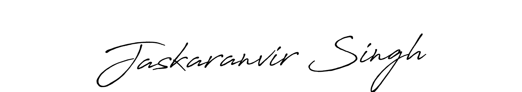 Use a signature maker to create a handwritten signature online. With this signature software, you can design (Antro_Vectra_Bolder) your own signature for name Jaskaranvir Singh. Jaskaranvir Singh signature style 7 images and pictures png