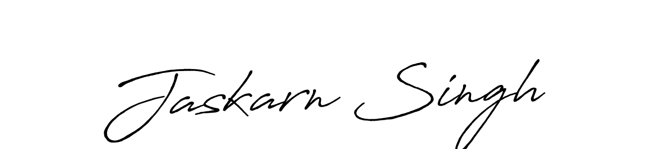 Design your own signature with our free online signature maker. With this signature software, you can create a handwritten (Antro_Vectra_Bolder) signature for name Jaskarn Singh. Jaskarn Singh signature style 7 images and pictures png