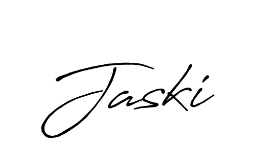 if you are searching for the best signature style for your name Jaski. so please give up your signature search. here we have designed multiple signature styles  using Antro_Vectra_Bolder. Jaski signature style 7 images and pictures png