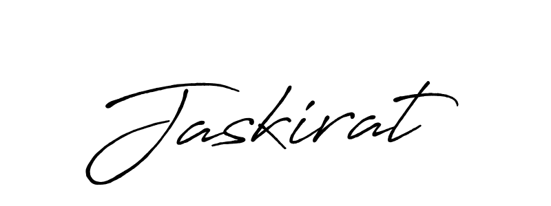 Use a signature maker to create a handwritten signature online. With this signature software, you can design (Antro_Vectra_Bolder) your own signature for name Jaskirat. Jaskirat signature style 7 images and pictures png