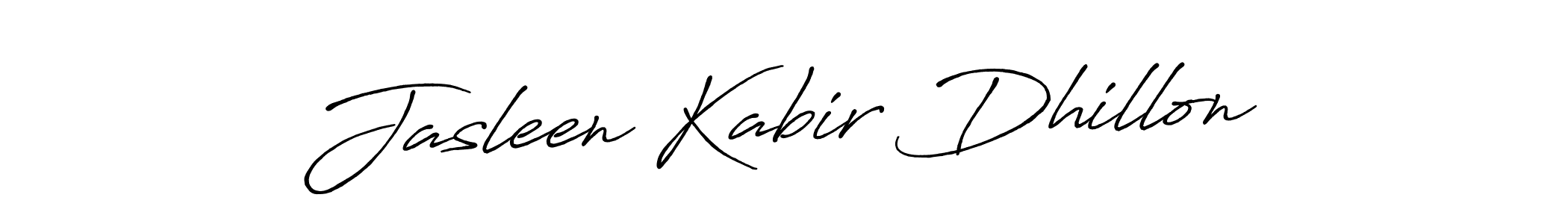 How to make Jasleen Kabir Dhillon signature? Antro_Vectra_Bolder is a professional autograph style. Create handwritten signature for Jasleen Kabir Dhillon name. Jasleen Kabir Dhillon signature style 7 images and pictures png