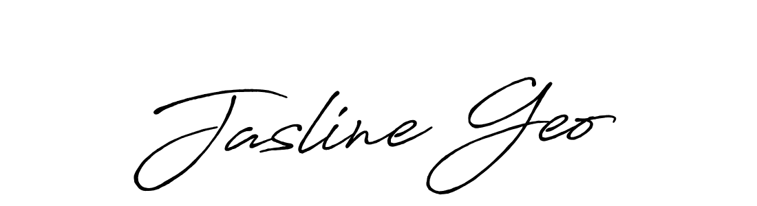 Similarly Antro_Vectra_Bolder is the best handwritten signature design. Signature creator online .You can use it as an online autograph creator for name Jasline Geo. Jasline Geo signature style 7 images and pictures png