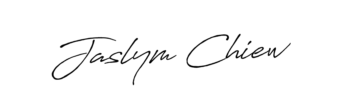 Make a beautiful signature design for name Jaslym Chiew. Use this online signature maker to create a handwritten signature for free. Jaslym Chiew signature style 7 images and pictures png