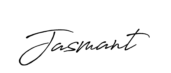 Use a signature maker to create a handwritten signature online. With this signature software, you can design (Antro_Vectra_Bolder) your own signature for name Jasmant. Jasmant signature style 7 images and pictures png
