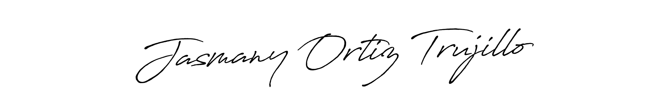 Make a beautiful signature design for name Jasmany Ortiz Trujillo. With this signature (Antro_Vectra_Bolder) style, you can create a handwritten signature for free. Jasmany Ortiz Trujillo signature style 7 images and pictures png