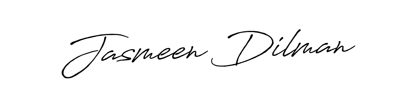 Design your own signature with our free online signature maker. With this signature software, you can create a handwritten (Antro_Vectra_Bolder) signature for name Jasmeen Dilman. Jasmeen Dilman signature style 7 images and pictures png