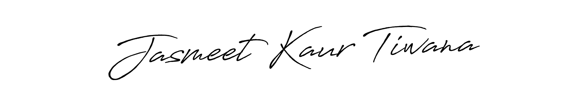 How to make Jasmeet Kaur Tiwana signature? Antro_Vectra_Bolder is a professional autograph style. Create handwritten signature for Jasmeet Kaur Tiwana name. Jasmeet Kaur Tiwana signature style 7 images and pictures png