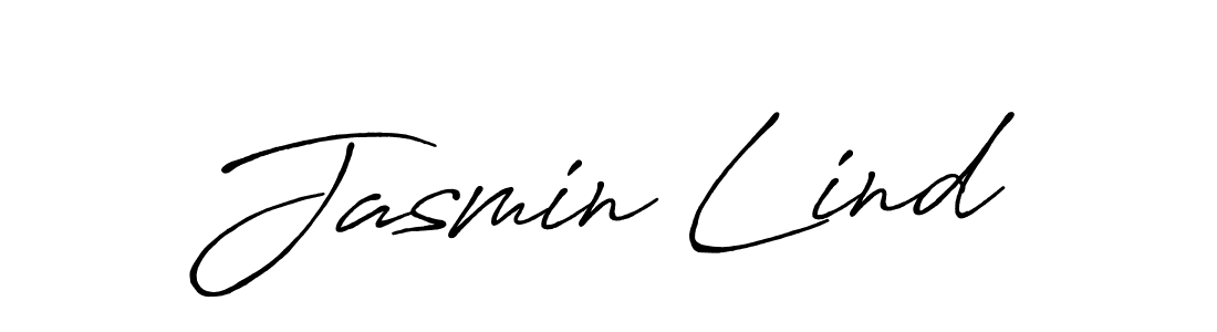 Jasmin Lind stylish signature style. Best Handwritten Sign (Antro_Vectra_Bolder) for my name. Handwritten Signature Collection Ideas for my name Jasmin Lind. Jasmin Lind signature style 7 images and pictures png